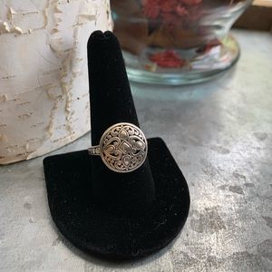 Vintage ATI 925 silver statement ring- NEW